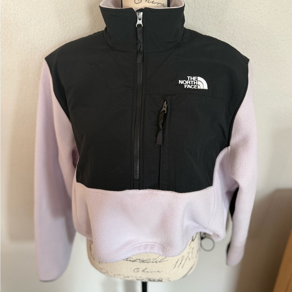 Brand new Cropped The North Face Denali 1/2 Zip Soft Fleece Full Zip Jacket